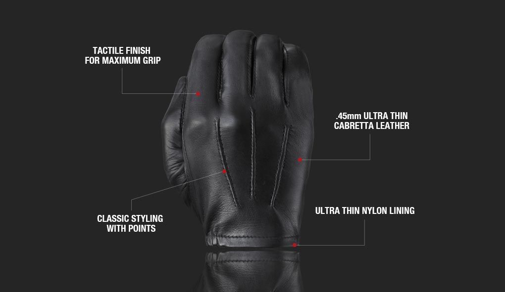 Tough Gloves Patrol Leather Gloves – Unlined, For Driving, Motorcycle & Tactical Use 9 thumbnail image